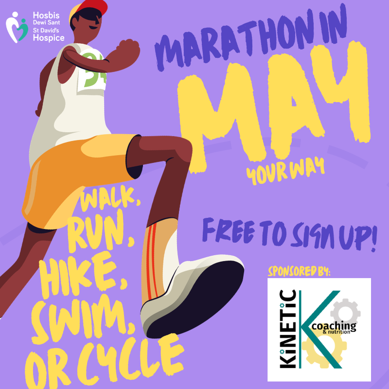 Marathon ym mis Mai – Eich Ffordd Chi!