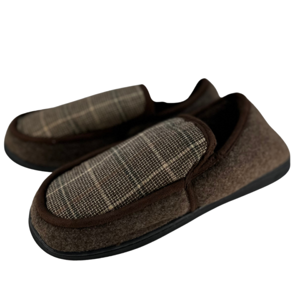 Mens slippers - Brown Pattern