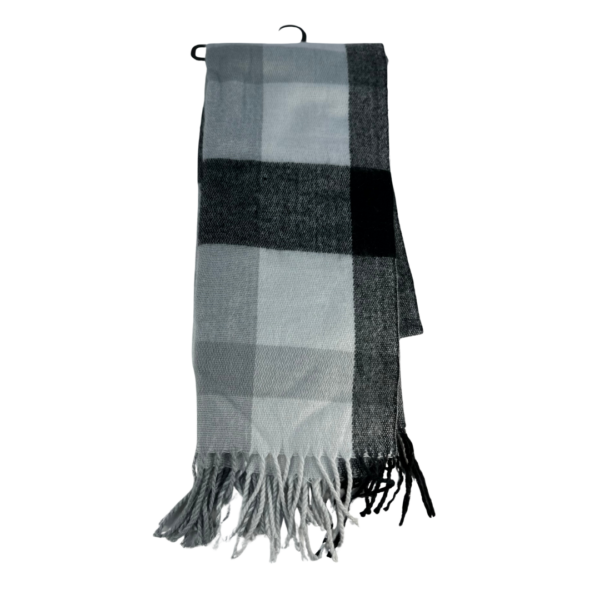Mens Scarf - Checked in Brown